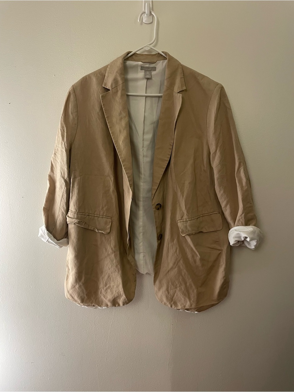 H&M Beige Women's Casual Blazer